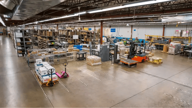 industrial electronic component distribution - simcona warehouse