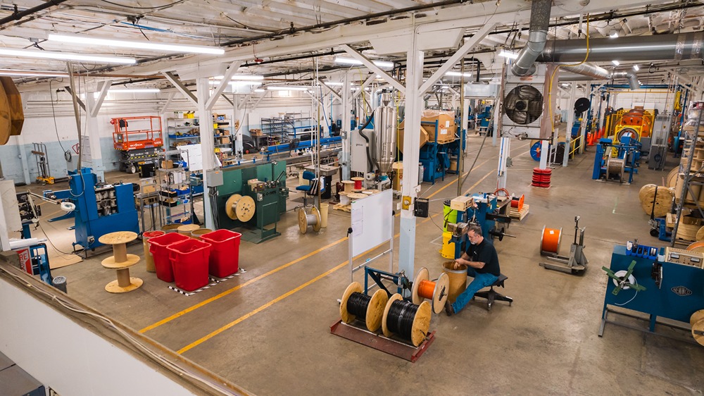 Simcona_multiconductor_cable_manufacturing_facility