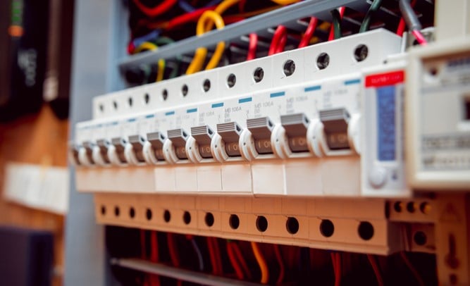 industrial-circuit-breaker-types-closeup-of-electrical-equipment